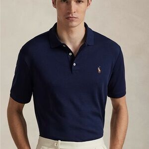 Ralph Lauren Men's Deep Blue Polo Shirt